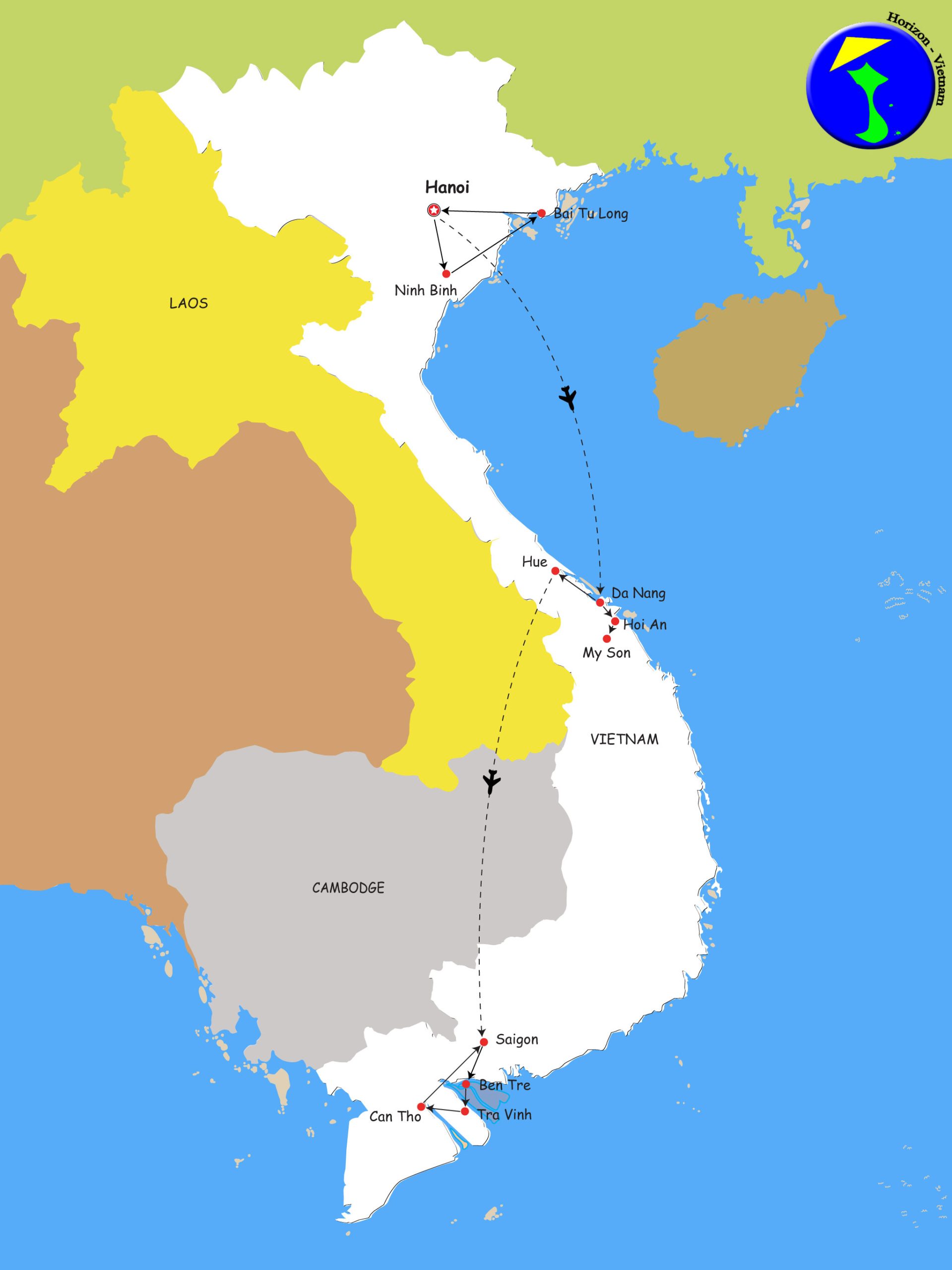 circuit vietnam 13 jours