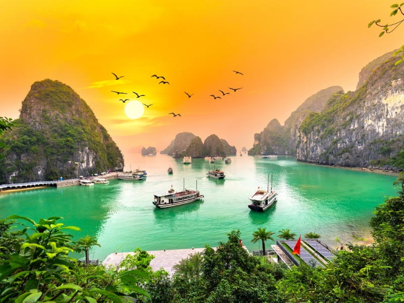 La baie d'Halong