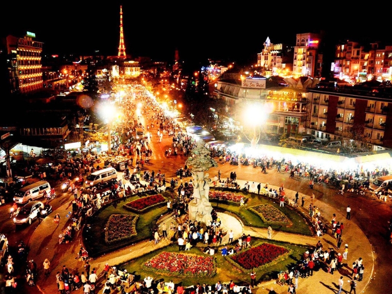 Marché nocturne de Dalat