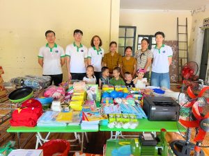 Horizon Vietnam Travel soutien l’école maternelle Ban Cam après le typhon Yagi