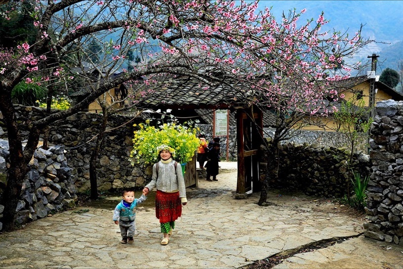 les enfants a ha giang vietnam