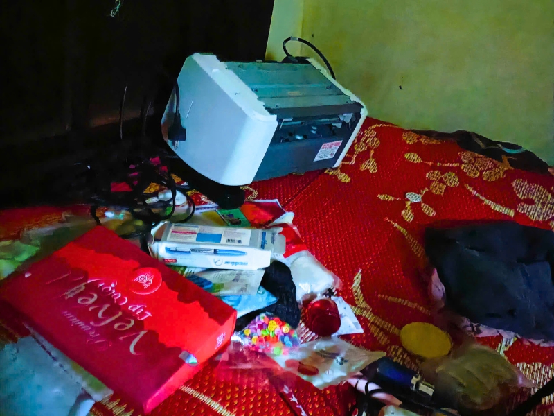 Les objets sont presque tous endommagés