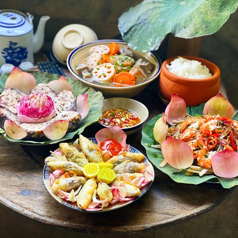 Des fleurs à l’assiette: La touche florale de la cuisine vietnamienne