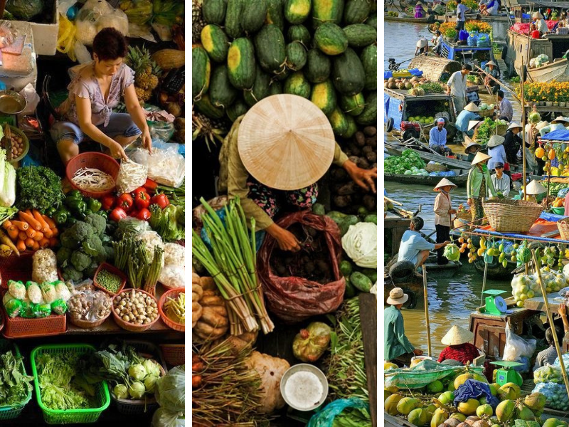 Les marchés vietnamiens